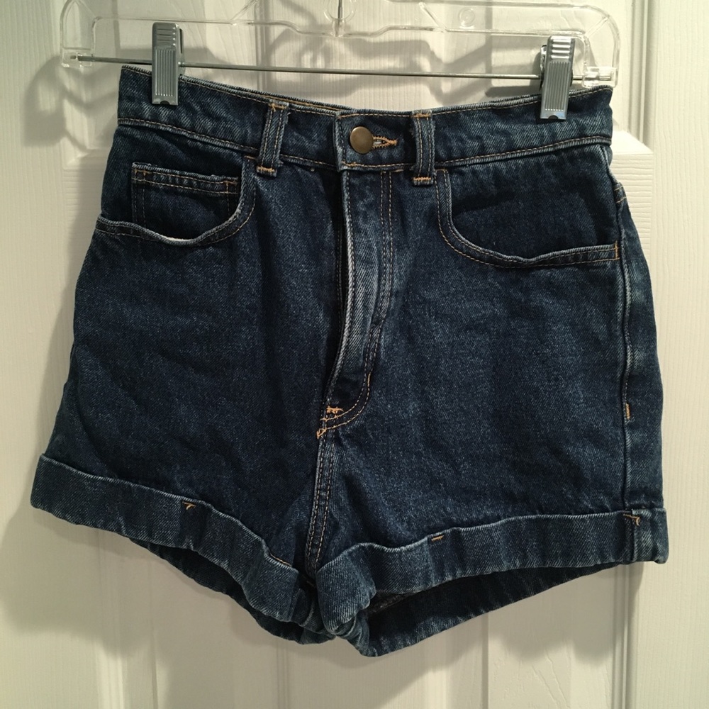 Denim shorts